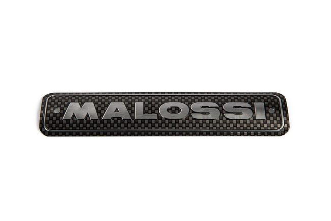 Targa In Alluminio Per Marmitte 35x150 Mm Malossi 3314136b