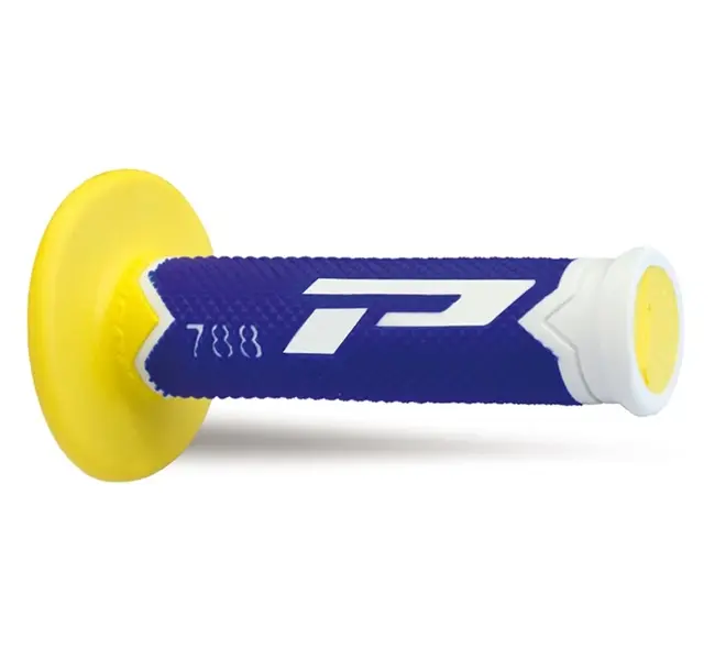 Manopole Mx 788-245 - Tripla Densità - Bianco/blu/giallo Senza Foro 405401345