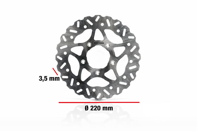 Disco Freno Whoop Disc ø Esterno 220 - Spessore 3,5 Mm 6217150 Malossi