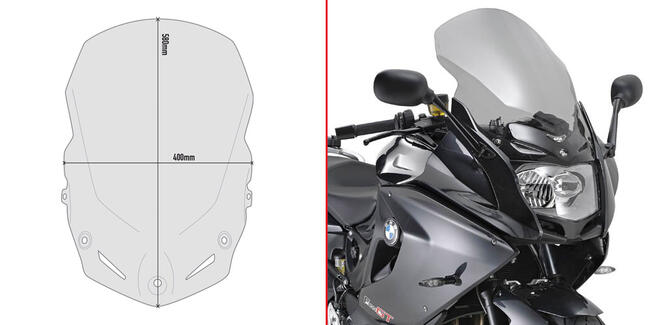 Parabrezza Fume' Specifico Bmw F800 Gt Givi D5109s