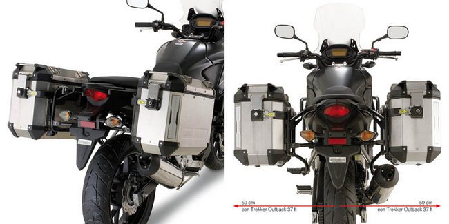 Portavaligie Laterale Honda Cb500x Givi Pl1121cam