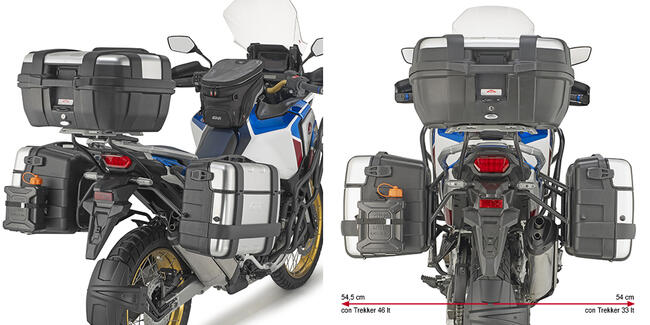 Portavaligie Laterale Honda Crf1100l Africa Twin Givi Plo1178mk