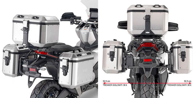 Portavaligie Laterale Honda X-adv 750 Givi Plo1188mk