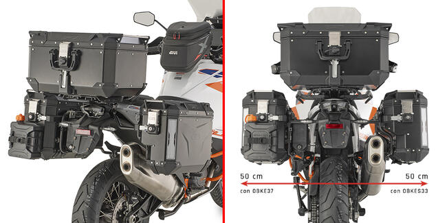 Portavaligie Laterali Per Monokey® Cam-side Per Ktm Givi Plos7713cam