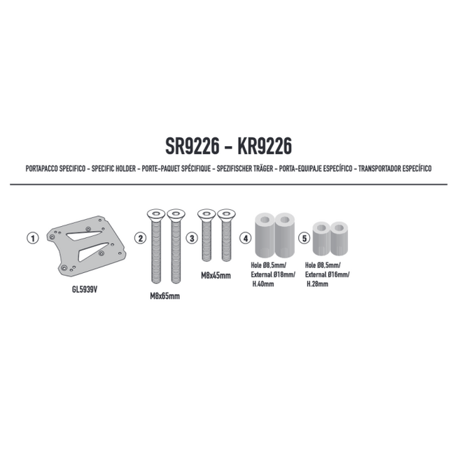 Sr9226 Attacco Specifico Cf Moto 450 Mt Givi