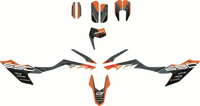 Kit Adesivi Completo ENJOY Badboy KTM + Adesivi Tabelle Portanumero -  Adesso 34% di risparmio