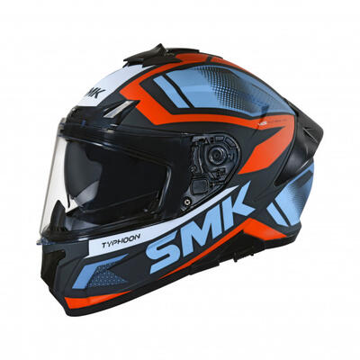 Casco Integrale Typhoon Thorn Blu Arancio Smk - Fuorigiriweb