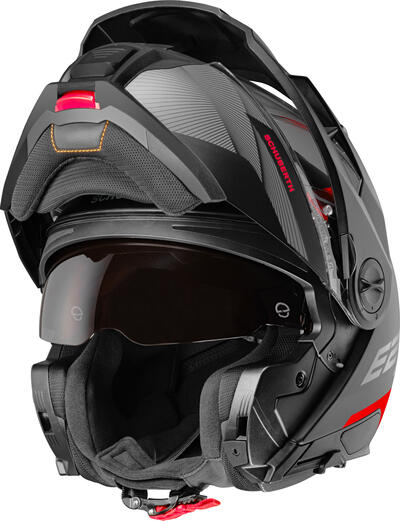 Casco E2 Defender Red Nuova Omologazione Ece 22-06 Schuberth - Fuorigiriweb