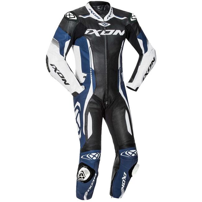 Ixon Tute Da Moto Nero/bianco/blu Uomo