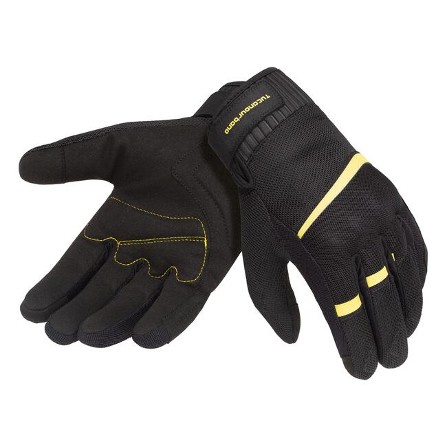 Tucano Urbano Guanti Da Moto Nero/giallo Unisex