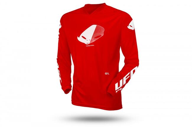 Ufo Maglie Da Moto Rosso Bambino