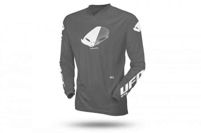 Ufo Maglie Da Moto Grigio Bambino