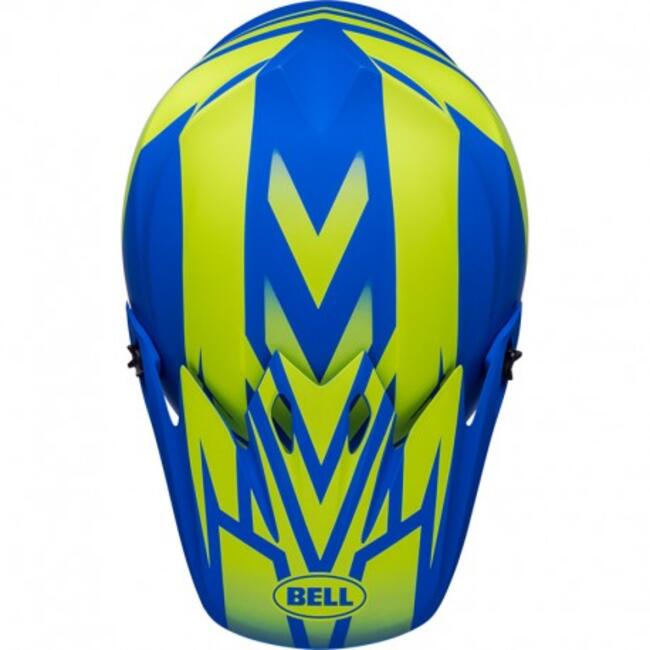 Caschi Cross Blu/giallo Bell