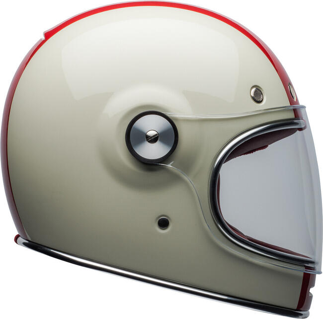 Casco Integrale Bullitt Command Gloss Vintage White Oxblood Blue Bell