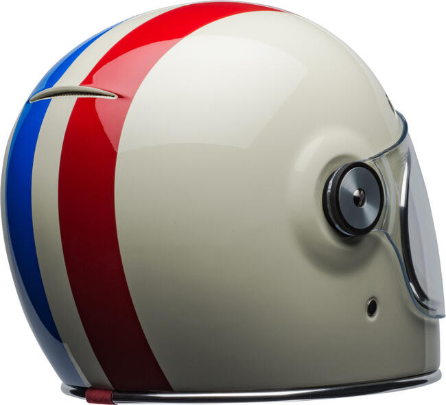 Casco Integrale Bullitt Command Gloss Vintage White Oxblood Blue Bell