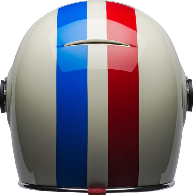 Casco Integrale Bullitt Command Gloss Vintage White Oxblood Blue Bell