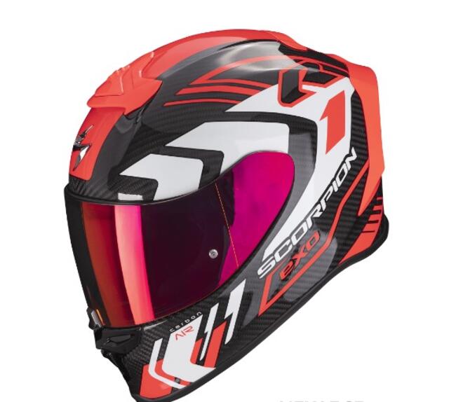 Casco moto integrale Bell Star DLX MIPS Summit gloss red white