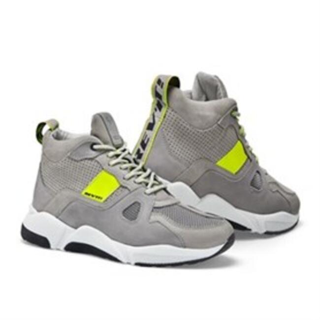 Scarpe Moto Astro Revit Nero/rosso Grigio/giallo