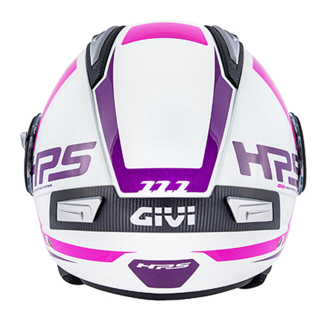 Givi Caschi Jet Bianco/viola