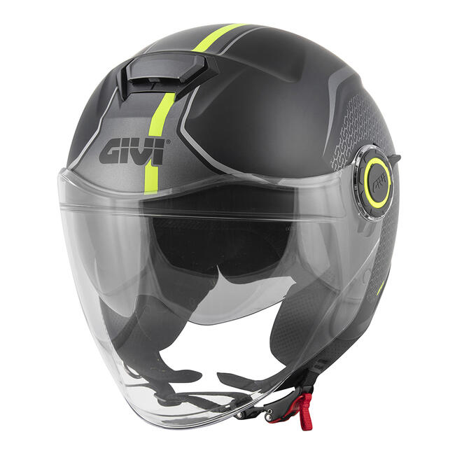 Givi Caschi Demijet Nero/giallo