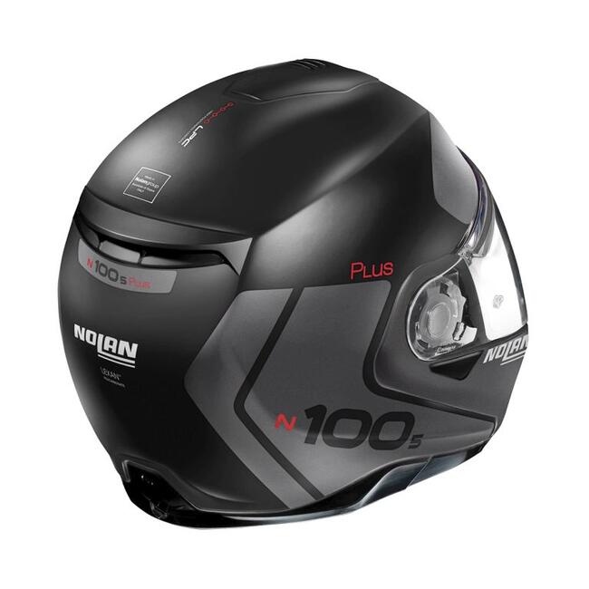 Casco modulare Nolan N100-5 CLASSIC N-COM Bianco - Caschi Modulari - CASCHI  MOTO