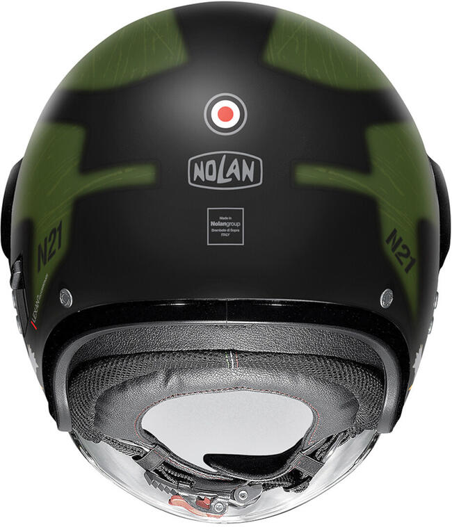 Nolan Caschi Jet Nero/verde