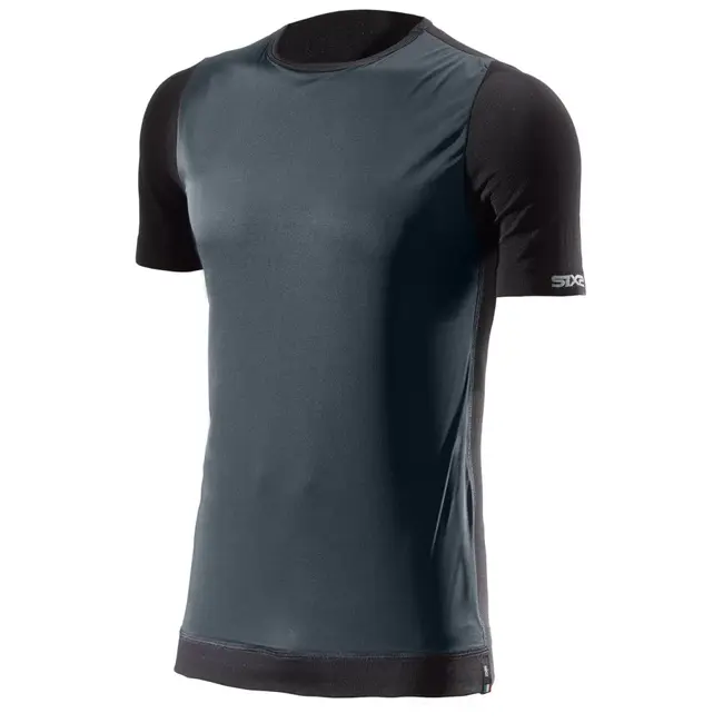 Six2 Maglia Termica Moto All Black Unisex