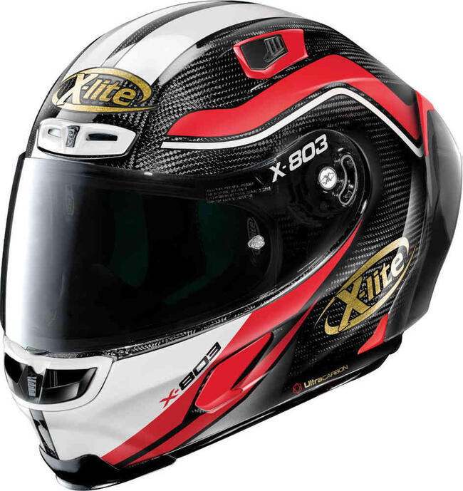 Casco Integrale Scorpion Exo-R1 Evo Carbon Air Supra Nero Rosso