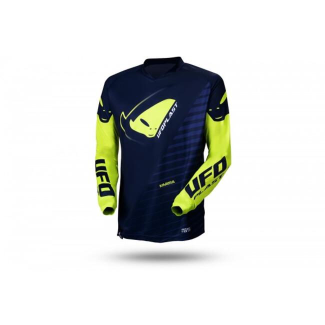 Ufo Maglie Da Moto Blu/giallo Bambino