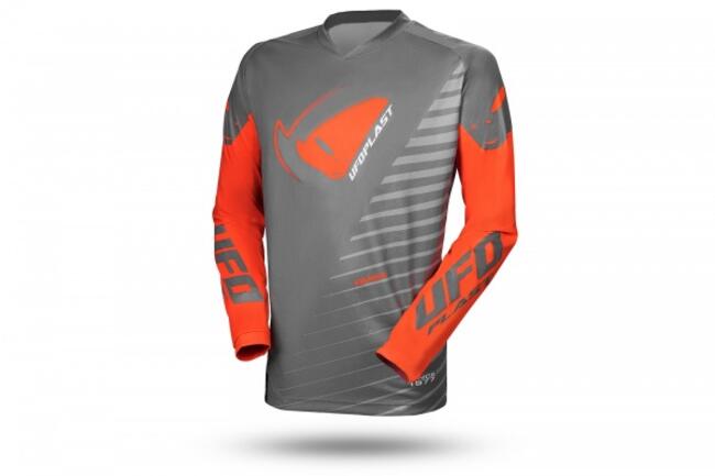 Maglie Da Moto Grigio/arancio Ufo Bambino