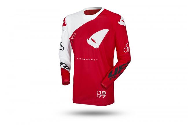 Ufo Maglie Da Moto Rosso/bianco Bambino