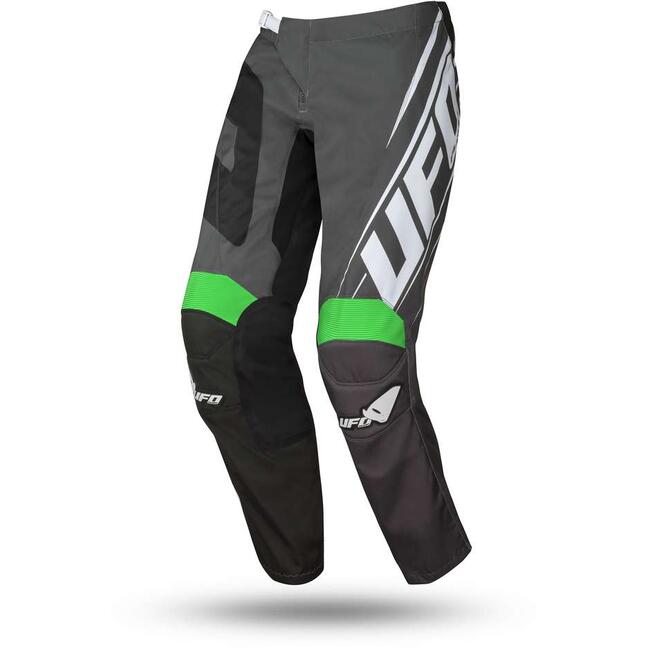 Ufo Pantaloni Da Moto Nero/verde Uomo