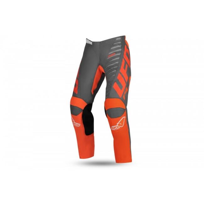 Ufo Pantaloni Da Moto Grigio/arancio Bambino