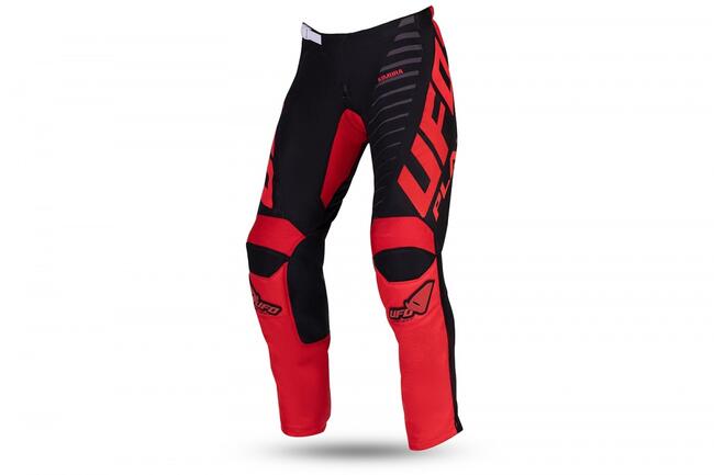 Ufo Pantaloni Da Moto Nero/rosso Unisex