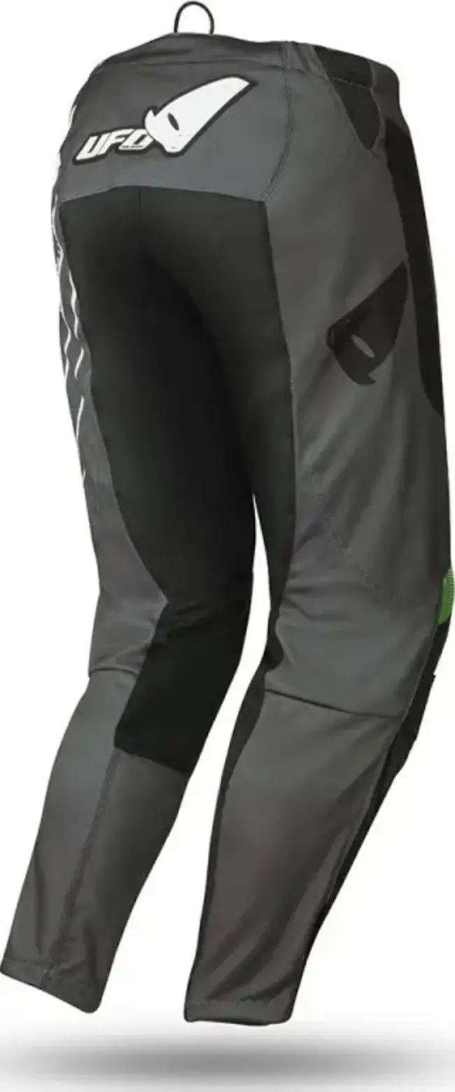 Ufo Pantaloni Da Moto Nero/verde Bambino