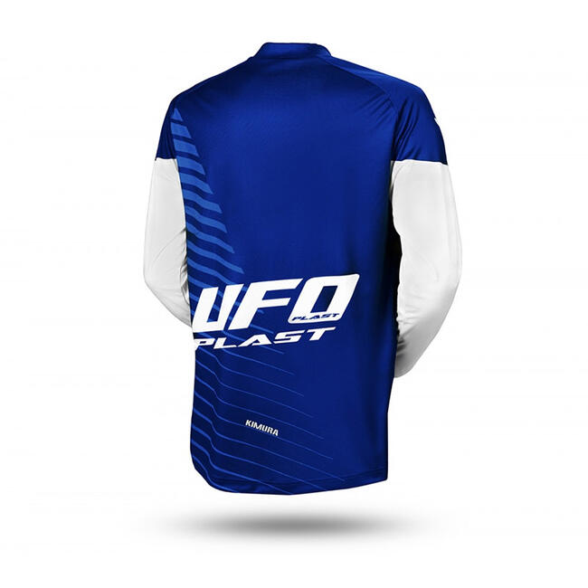 Ufo Maglie Da Moto Blu/bianco Bambino