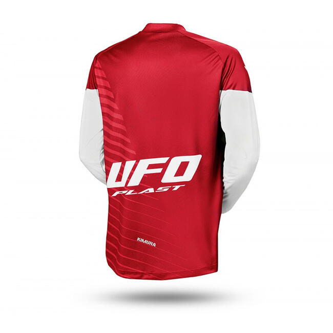 Ufo Maglie Da Moto Rosso/bianco Bambino